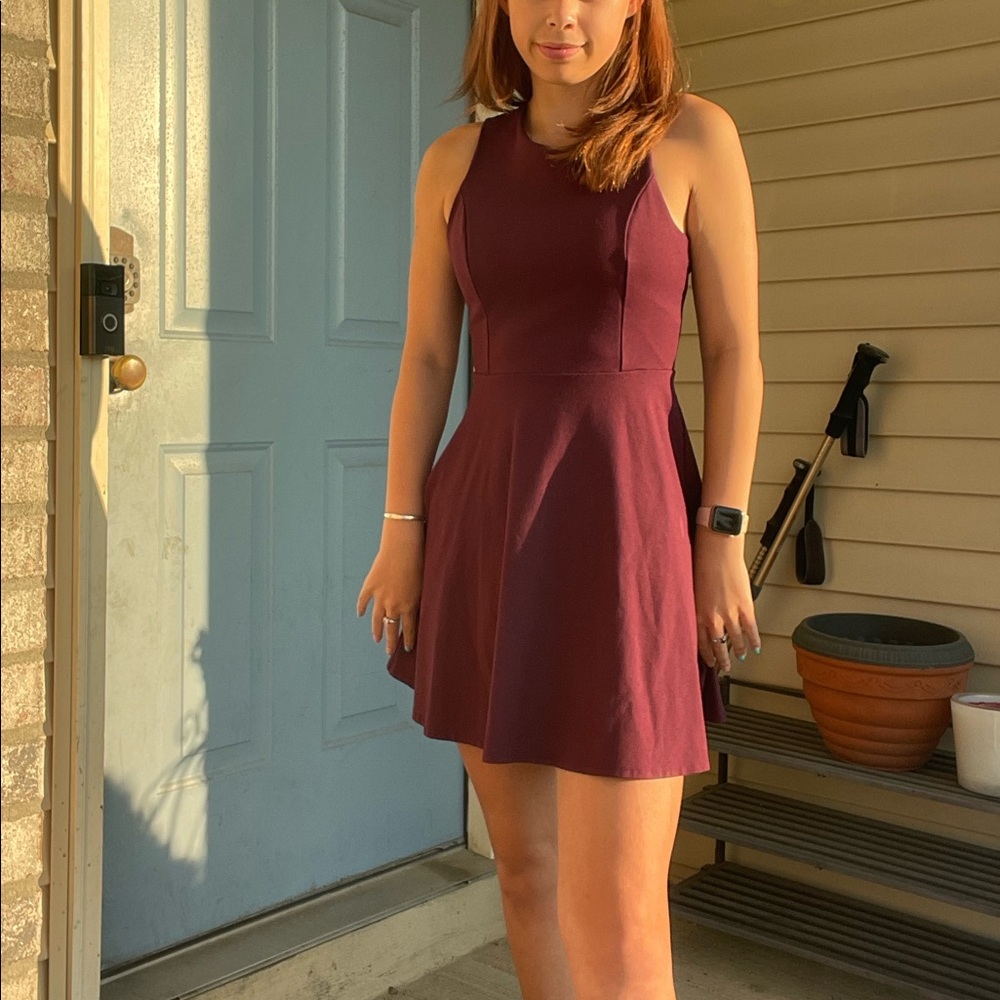 Cute purple dress!